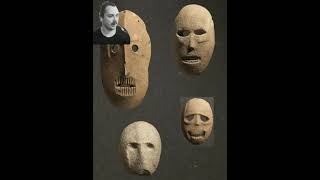 Neolithic spirit masks - the oldest masks in the world (7000 BCE) #shorts