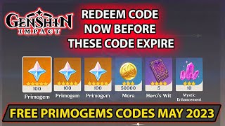 Genshin Impact - Free Primogems Codes May 2023 (Redeem Now Before These Code Expire) Update 3.7