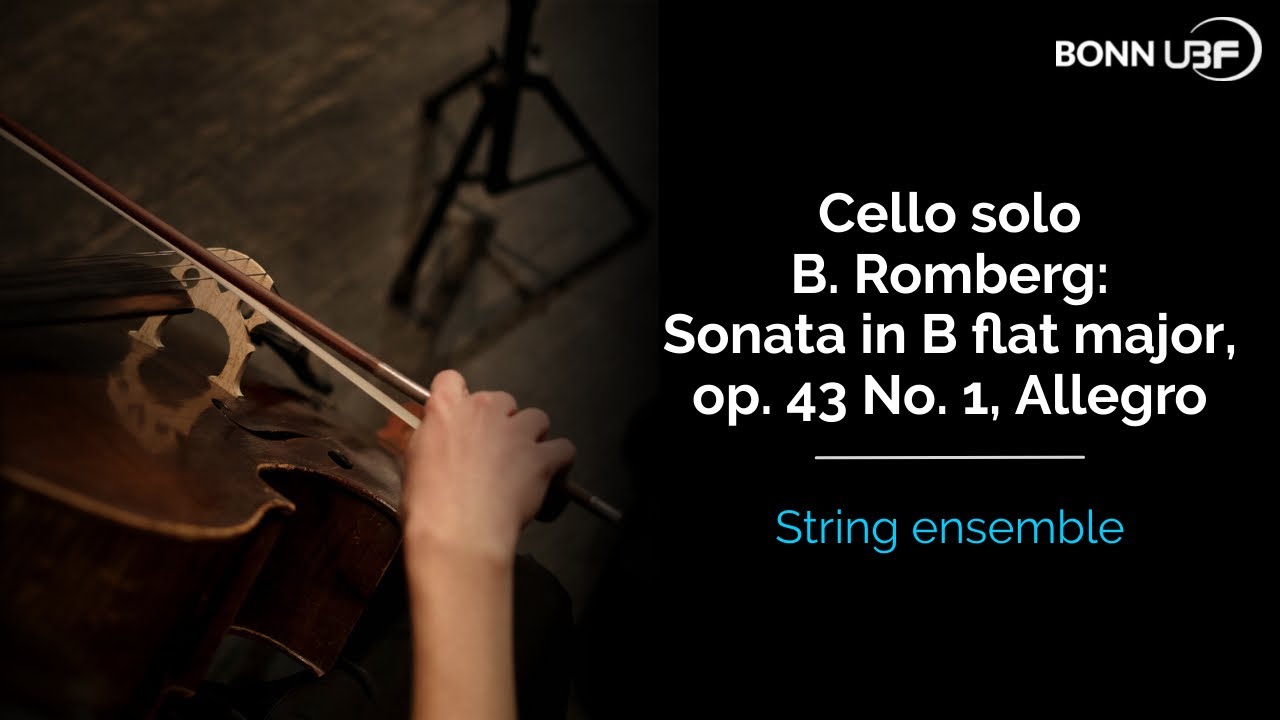 B. Romberg: Sonata In B Flat Major, Op. 23 No. 1, Allegro (Christmas ...