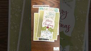 Free Tutorial: Elegant Pine Snowflakes Quick & Easy Card Set