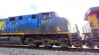 CSX M500 (they forgot to use the ditch lights) + a Crawdad? sighting in Hoopeston IL