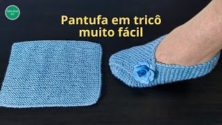 sapatinho em trico super facil e rapido