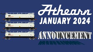 Athearn January 2024 Announcement:  Athearn Genesis HO GATX 23k Tank Train Tank Car