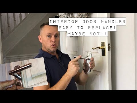 Is it easy to change a door handle?