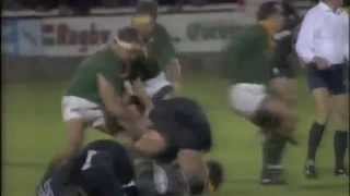 The Battle of the Gnoll - Neath v South Africa [big rugby fight]