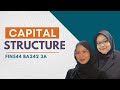 FIN544  - CAPITAL STRUCTURE