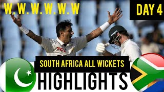 South Africa all wickets taken by Pakistani bowlers 🔥 | Pak Vs Sa Highlights