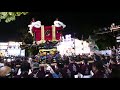 百舌鳥八幡宮秋祭り　土師町ふとん太鼓　　宮入　本殿前（２０１８年９月２２日）－5