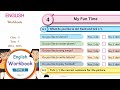 EE 5th standard English work book answers unit 4 My fun time term 1