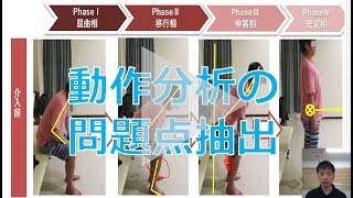 動作分析における問題抽出の３要素 ー脳卒中の動作分析②ー