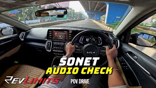 2024 Kia SONET Audio Check | 1.0 TGDi - 118Bhp | ASMR #povtestdrive #225 | RevLimits | #revlimits