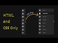 Responsive Sidebar Menu Using HTML and CSS | No JavaScript | CSS Only