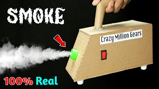 how to make smoke machine at home || Homemade smoke machine || Science Project
