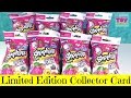 Shopkins Limited Edition Season 4 Collector Cards Blind Bag Packs Opening Toy Review | PSToyReviews