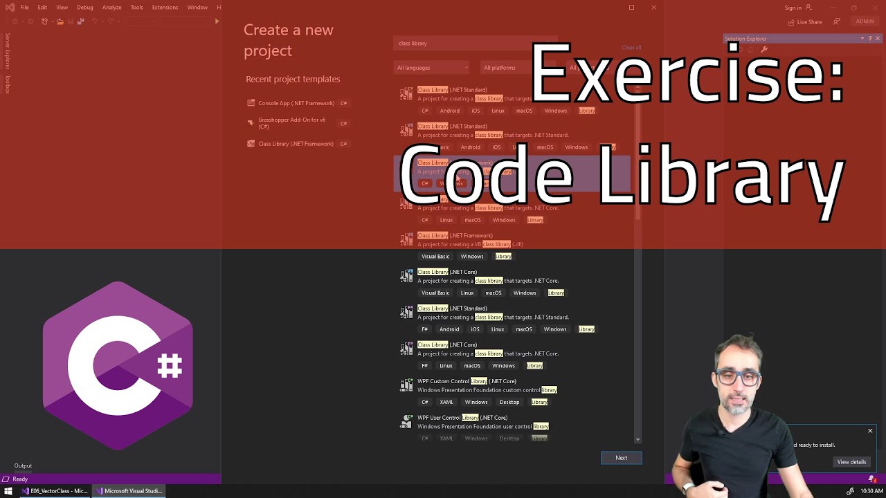 E 7 Creating A Code Library Learning C Youtube