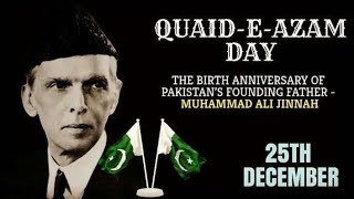 25 December| Tribute To Quaid e Azam| Founder Of Pakistan| Born Day Of Quaid E Azam| WhatsApp Status