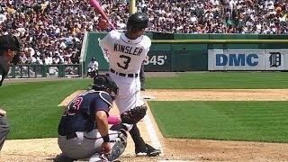 MIN@DET: Kinsler crushes solo shot to left-center