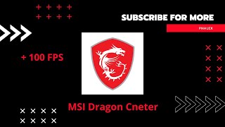 How to improve FPS and performance MSI Laptops Dragon Center.