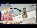 Cara Tukar Water Tap Sinki Bilik Air. Mudah, buat sendiri je. | diy & home idea |