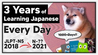 3 Years of Learning Japanese Every Single Day