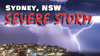 Sydney hit by Severe Storm - 27 January, 2025