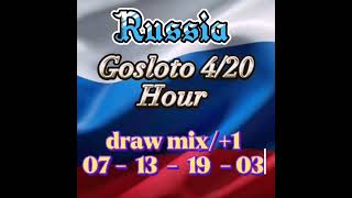 05 October 2023 Russia Gosloto 4/20 by Lj all day #game #lotto #Russia #gosloto prediction by Lj