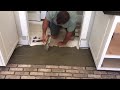 fastest and easiest way to install brick flooring