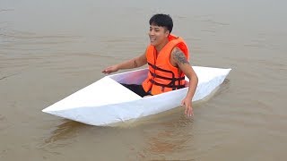 NTN - Chế Tạo Thuyền Giấy Khổng Lồ (Crafting A Giant Paper Boat )