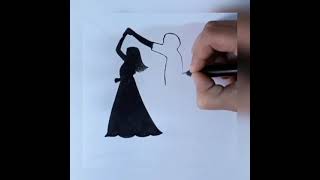 #shorts Couple drawing easy | How to draw couple | Couple dance #drawing #art #draw