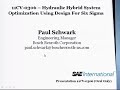 hydraulic hybrid system optimization using design for six sigma