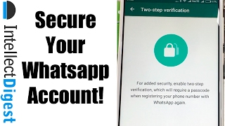 How To Secure Your Whatsapp Account With 2 Step Verification Security Feature? [Video Tutorial]