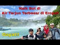 Naik Bot di AIR TERJUN TERBESAR di Eropah | Rheinfall Switzerland