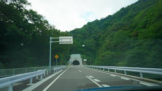 ドライブ 福井県池田町から冠山トンネルを通って岐阜県揖斐川町へ [4KHDR]