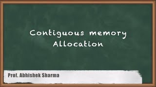 Understanding Contiguous Memory Allocation In Operating System | GATE