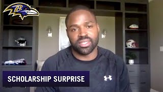 Torrey Smith Surprises Ravens Scholars With $20,000 Scholarships | Baltimore Ravens