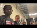 oumar ballo luke goode postgame ohio state jan. 17 2025