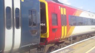 That Is a SWR Train Class 159018 159021 And 159104 In Clapham Junction