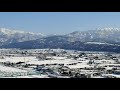 【空撮】快晴の黒部川と黒部の山々【4k】　kurobe river and japan northern alps drone aerial view