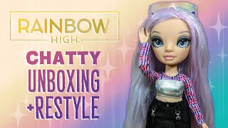 Margot DePerla - Chatty Rainbow High Unboxing and Restyle