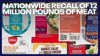 Nationwide recall of 12 million pounds of meat