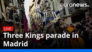 Three Kings parade in Madrid