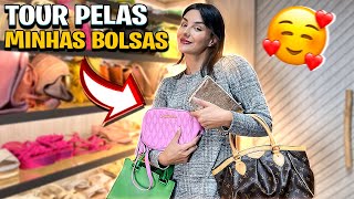 TOUR PELAS MINHAS BOLSAS *não compro bolsas de luxo?* | Amanda Lunelli | Amanda Lunelli