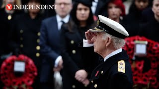 Nation falls silent as two minutes silence held at Remembrance Day service