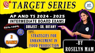 Strategies for Enhancement In Food Production 2Marks In One Shot Class 12 botany #botany #neet