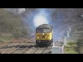 colas rail class 56 in spectacular action around taunton.