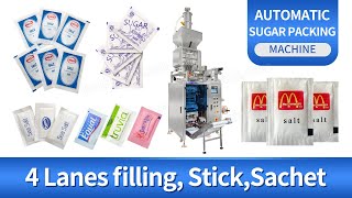 Automatic Desiccant Multi Track Sugar Salt Sachet Packaging Machine