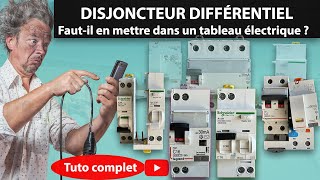 Differential circuit breaker - Role, operation, rating