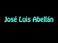 learn how to pronounce jose luis abellan