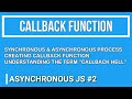 JavaScript Tutorial | Asynchronous process & Callback Function | Asynchronous JS #2