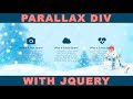 Parallax Background using JQuery - How to make parallax background image when scrolling a web page.